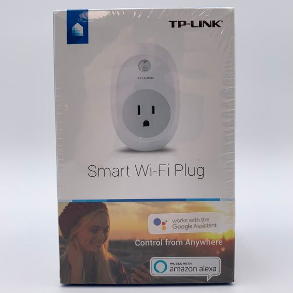 TP-Link Smart Wi-Fi Plug HS100 Google Assistant Amazon Alexa NEW & SEALED - Picture 1 of 5